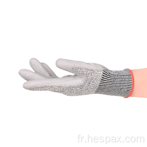 Gants de protection de la construction de construction anti-coupe HESPAX Gants de protection